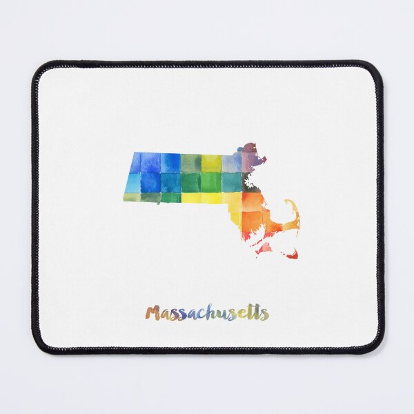 Item preview, Massachusetts Watercolor Map Painting designed and sold by InkistPrints.
