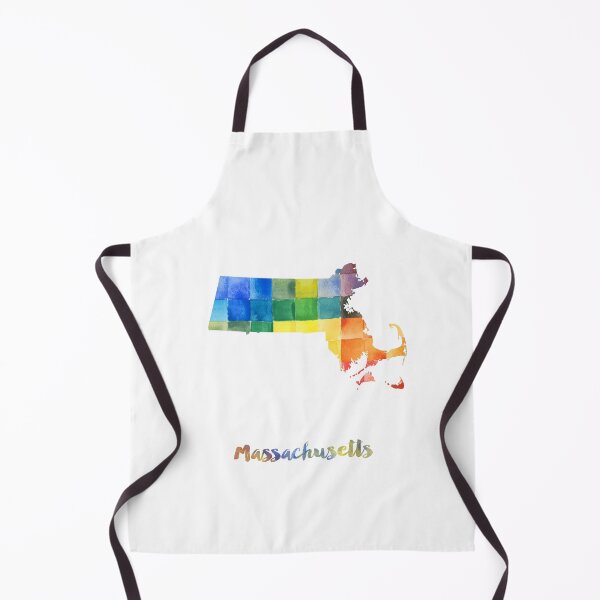 Item preview, Massachusetts Watercolor Map Painting designed and sold by InkistPrints.