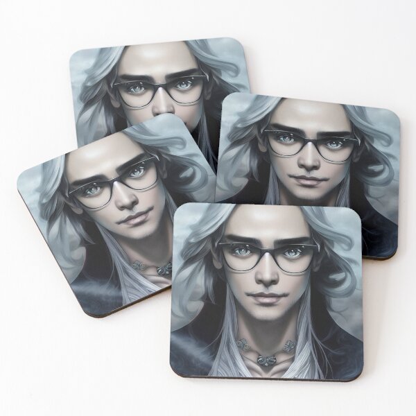 Item preview, Cute Anime Boy with Long Hair designed and sold by Chris Mpasirogloy.