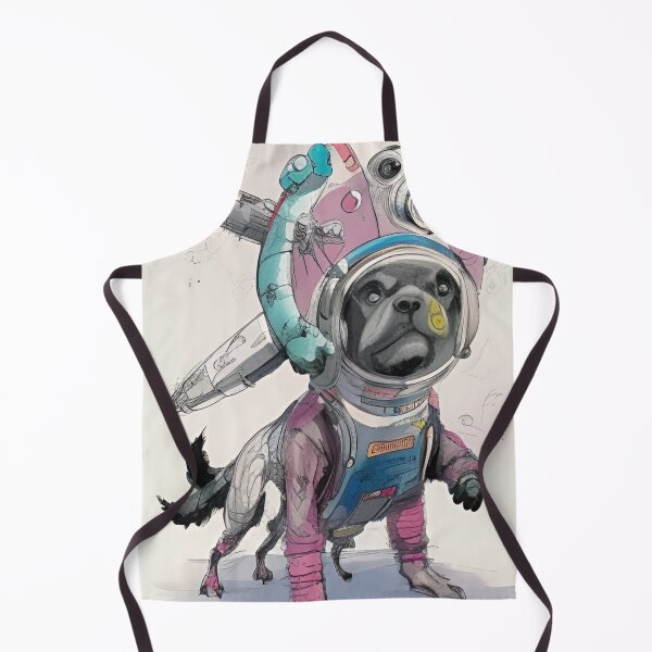 Item preview, Space dog in a suit designed and sold by GrafDot.