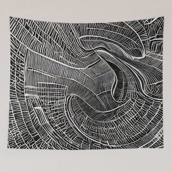 Item preview, Ezadec Imugogugun - Abstract psychedelic color painting designed and sold by thecocotouchart.