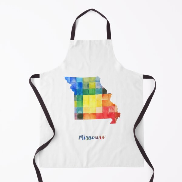 Item preview, Missouri Watercolor Map Painting designed and sold by InkistPrints.
