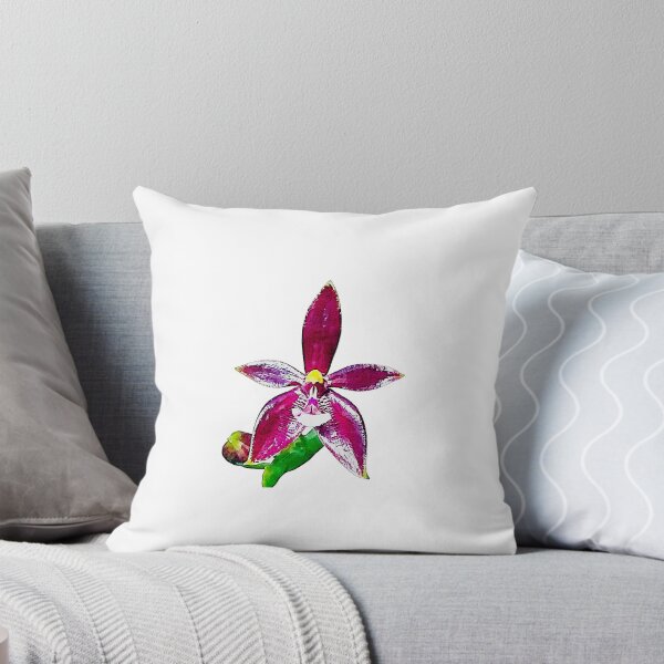 Item preview, Phalaenopsis cornu-cervi RED orchid watercolor designed and sold by Floral-Art.