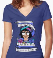 I'm No Hero Women's Fitted V-Neck T-Shirt