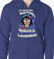 I'm No Hero Zipped Hoodie