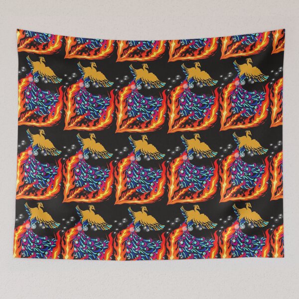 Item preview, BEAUTIFUL YELLOW PHOENIX RISING FROM THE ASHES designed and sold by sailorsam1805.
