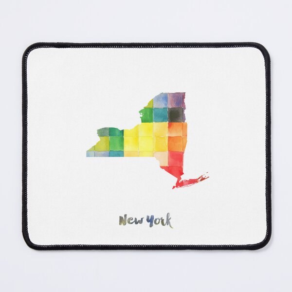 Artikelvorschau, New York Watercolor Map Painting entworfen und verkauft von InkistPrints.