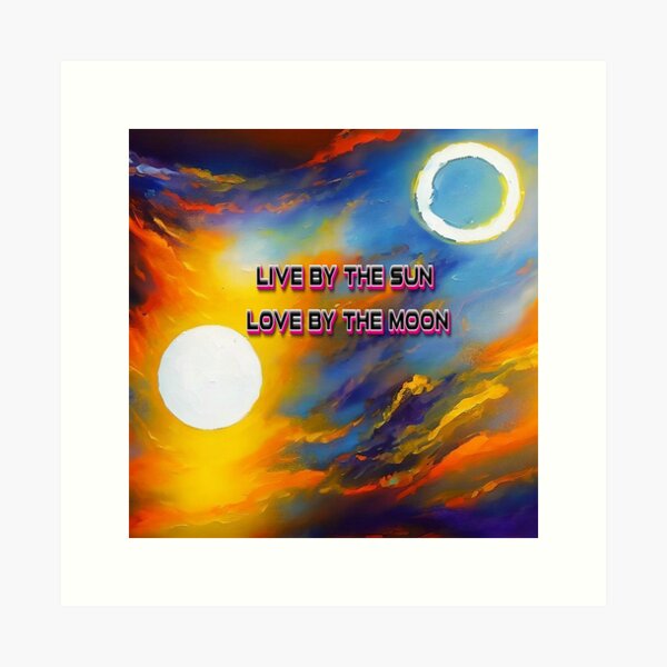 Live By The Sun Love By The Moon Boho Wall Art Print Set – Seaella