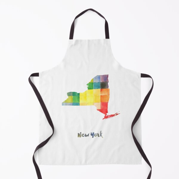 Item preview, New York Watercolor Map Painting designed and sold by InkistPrints.