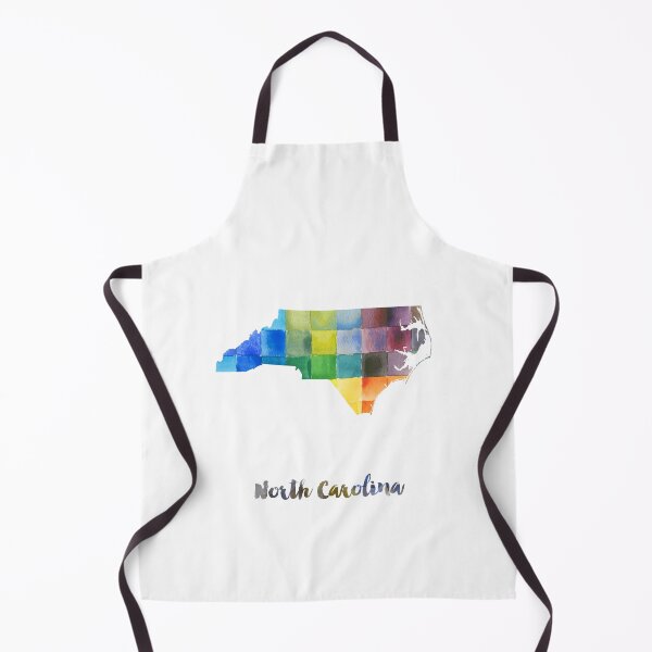Item preview, North Carolina Watercolor Map Painting designed and sold by InkistPrints.