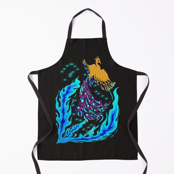 Item preview, YELLOW PHOENIX RISING FROM THE NEON ASHES designed and sold by sailorsam1805.