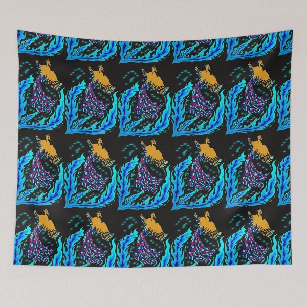 Item preview, YELLOW PHOENIX RISING FROM THE NEON ASHES designed and sold by sailorsam1805.