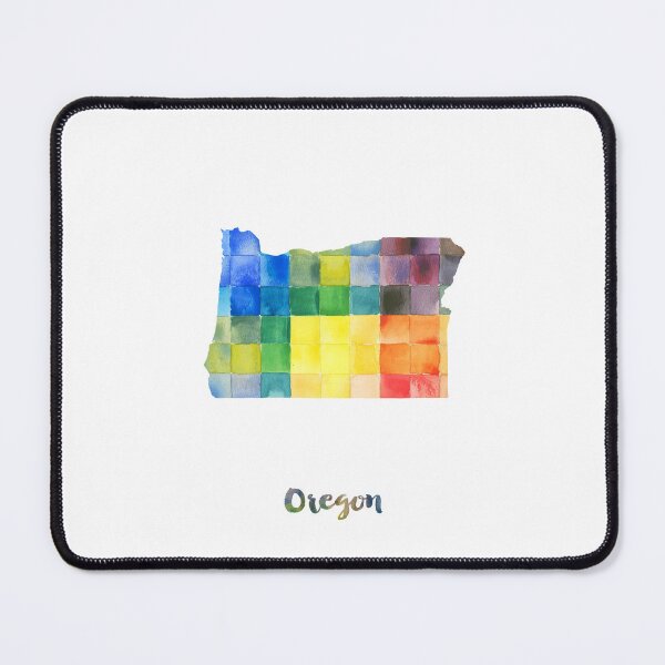 Item preview, Oregon Watercolor Map Painting designed and sold by InkistPrints.