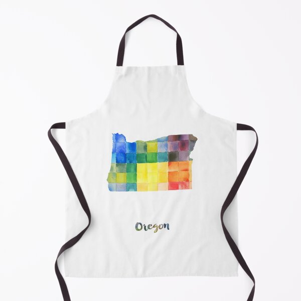 Item preview, Oregon Watercolor Map Painting designed and sold by InkistPrints.