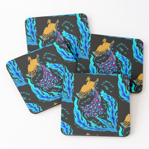 Item preview, PHOENIX RISING FROM THE NEON ASHES designed and sold by sailorsam1805.