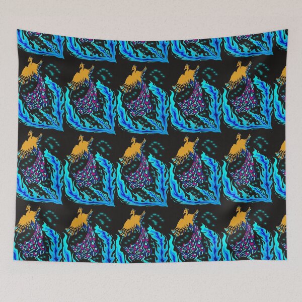 Item preview, PHOENIX RISING FROM THE NEON ASHES designed and sold by sailorsam1805.