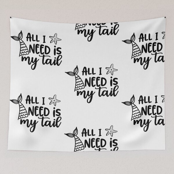Item preview, All I Need Is My Tail, Christmas Gift, Xmas Present designed and sold by mryan78.