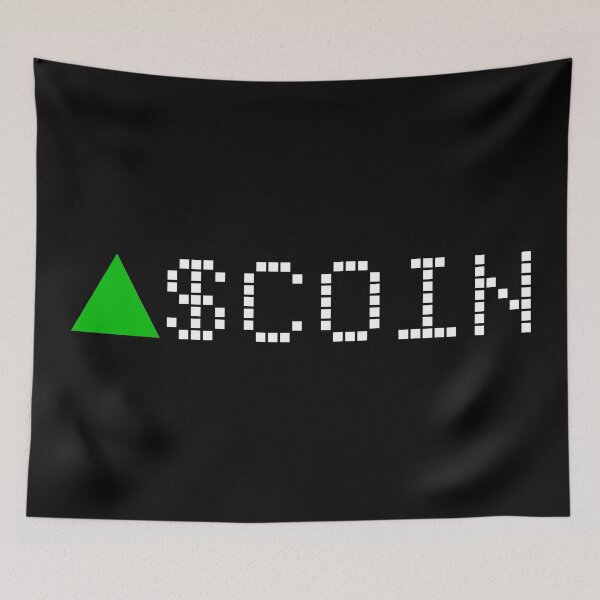 Item preview, Coinbase Stock Ticker Green White Font designed and sold by frankyou.