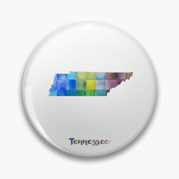 Item preview, Tennessee Watercolor Map Painting designed and sold by InkistPrints.