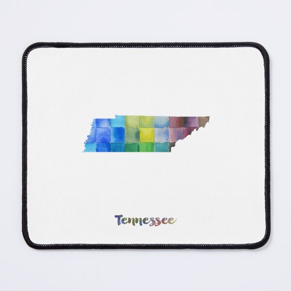 Item preview, Tennessee Watercolor Map Painting designed and sold by InkistPrints.