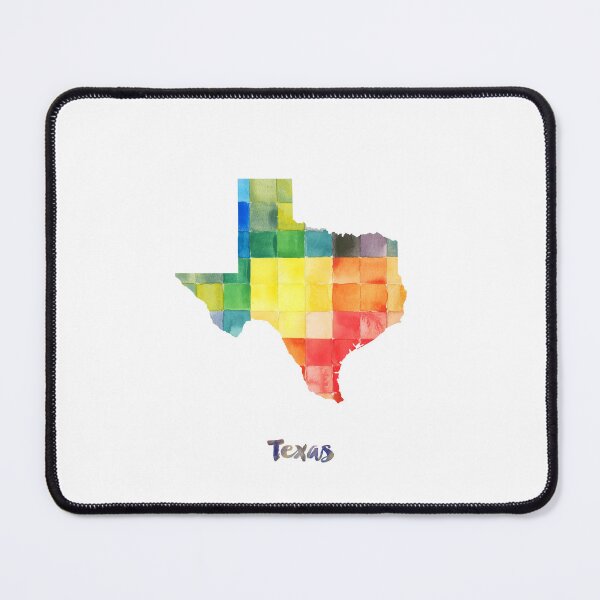Item preview, Texas Watercolor Map Painting designed and sold by InkistPrints.