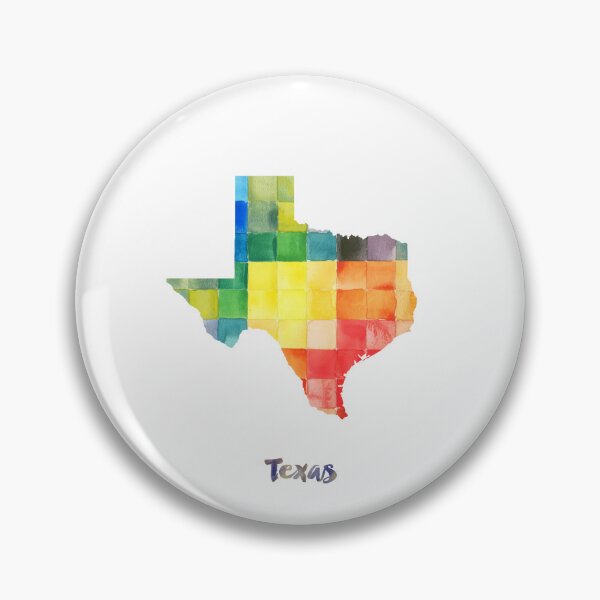 Item preview, Texas Watercolor Map Painting designed and sold by InkistPrints.