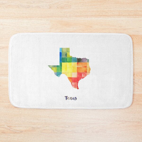 Item preview, Texas Watercolor Map Painting designed and sold by InkistPrints.