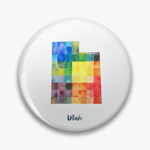 Item preview, Utah Watercolor Map Painting designed and sold by InkistPrints.