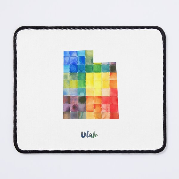 Item preview, Utah Watercolor Map Painting designed and sold by InkistPrints.