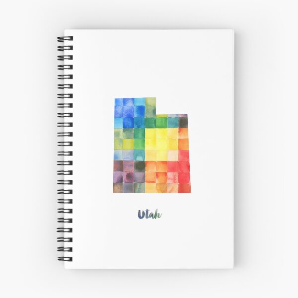 Item preview, Utah Watercolor Map Painting designed and sold by InkistPrints.