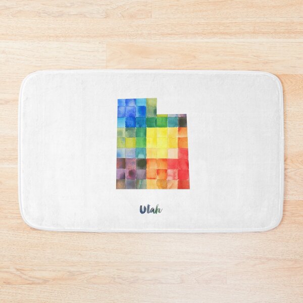 Item preview, Utah Watercolor Map Painting designed and sold by InkistPrints.