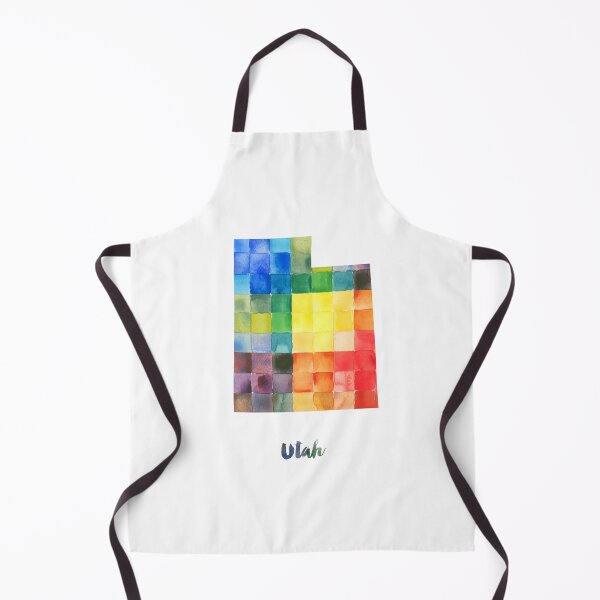 Item preview, Utah Watercolor Map Painting designed and sold by InkistPrints.
