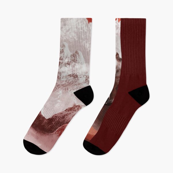 Item preview, red mountains designed and sold by mrecho-art.