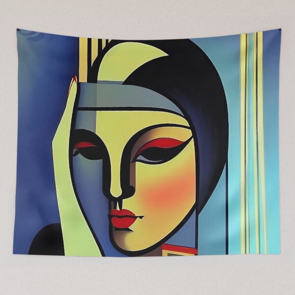 Item preview, Pretty lady portrait Art Deco designed and sold by Lefteris Betsis.