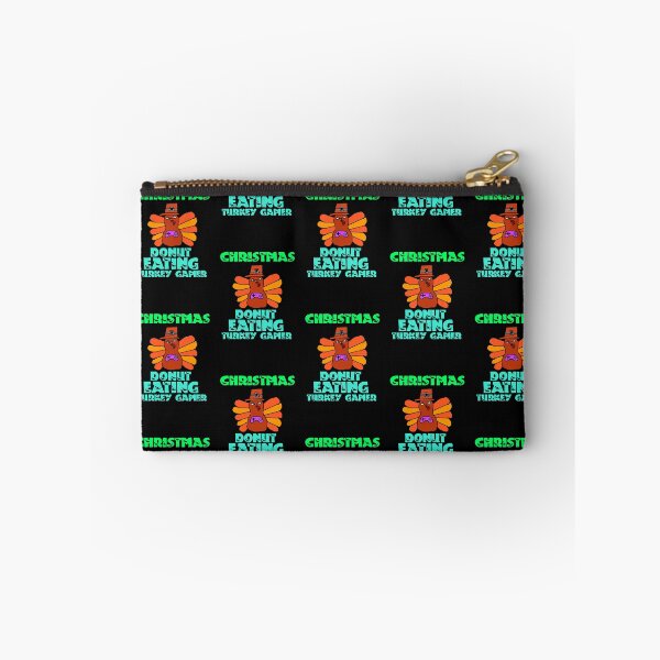 Item preview, Christmas Donut Eating Turkey Gamer designed and sold by Storiesforyou.