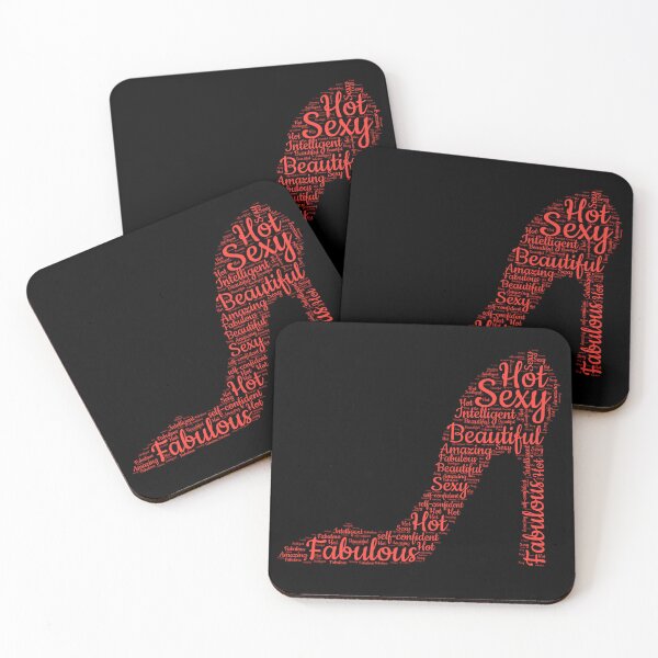Item preview, Red High Heeled Shoe Word Art designed and sold by BraveNewDesigns.