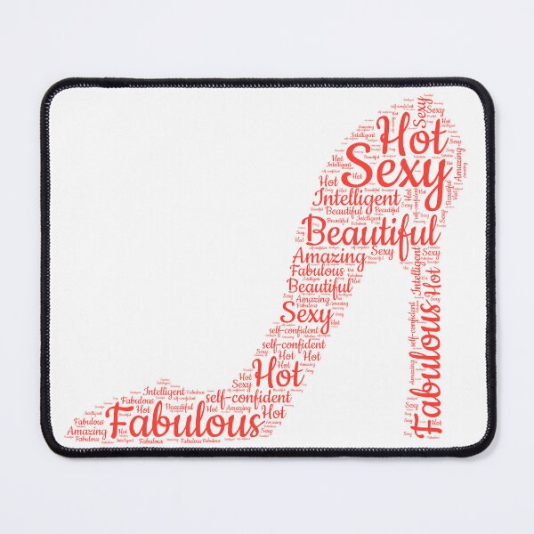 Item preview, Red High Heeled Shoe Word Art designed and sold by BraveNewDesigns.