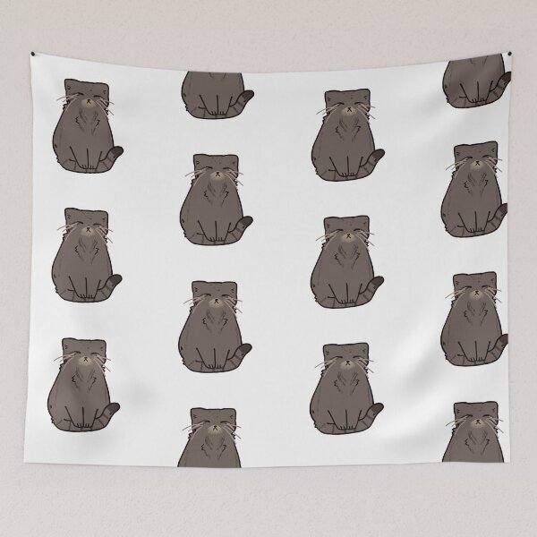 Item preview, Pallas Cat Sitting on Tail designed and sold by mintiiluna.