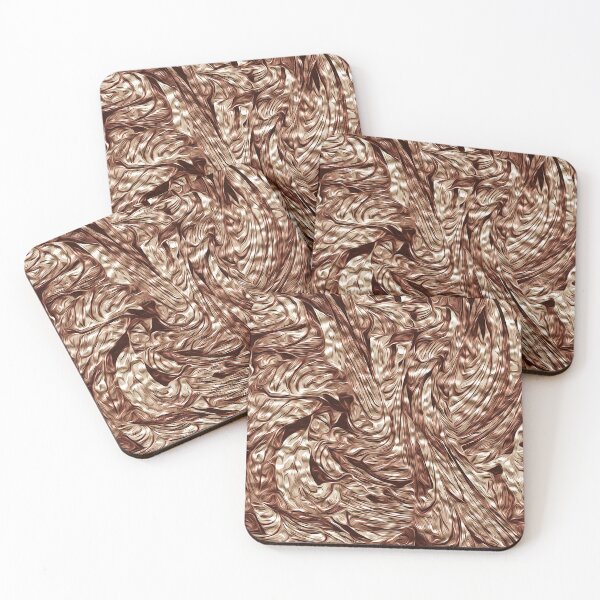 Item preview, Shimmering Abstract Leaves designed and sold by fatenanwar.