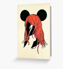 Lady Aladdin Sane (David Bowie) Greeting Card
