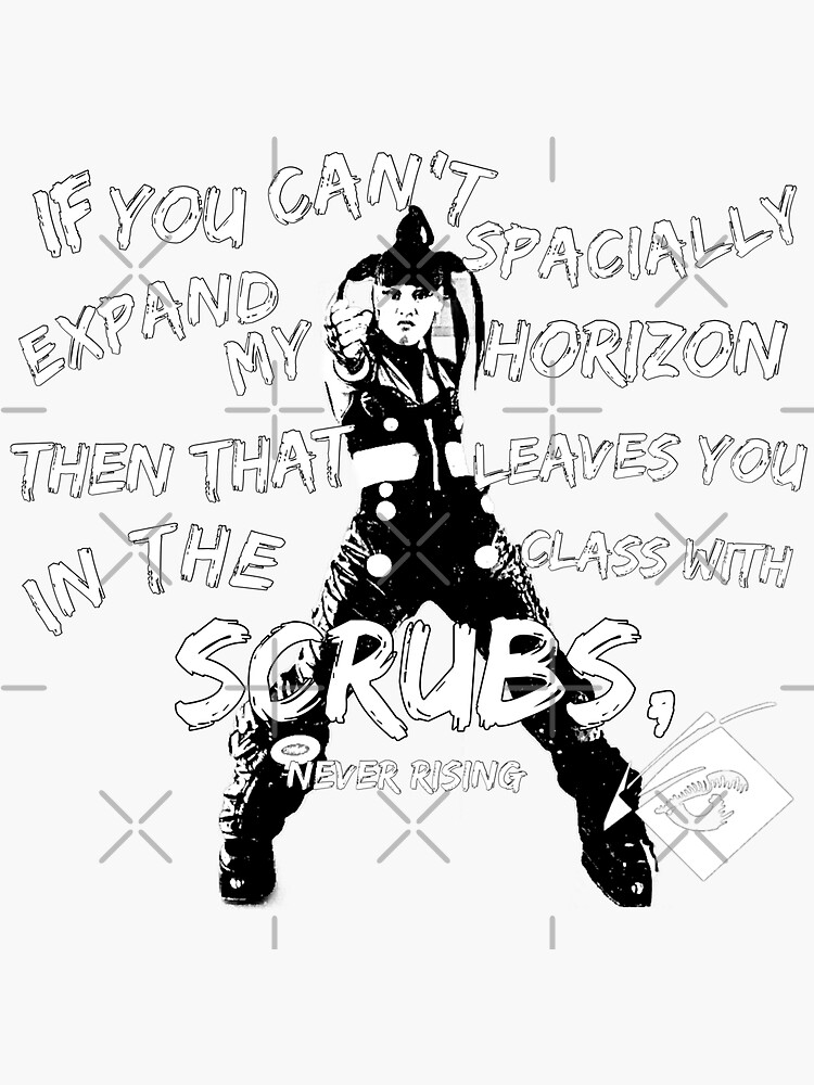 "Left Eye No Scrubs" Sticker for Sale by McDolphinJuice Redbubble