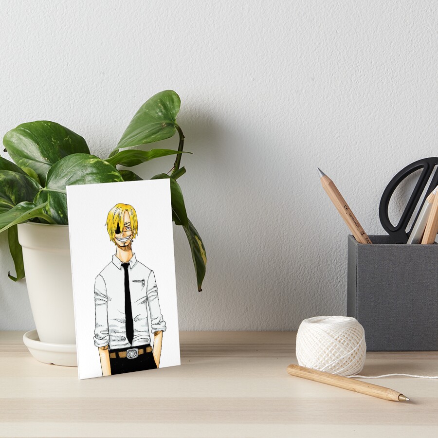 "Chainsaw man x One Piece Sanji as Denji" Art Board Print for Sale by OnePieceArt Redbubble