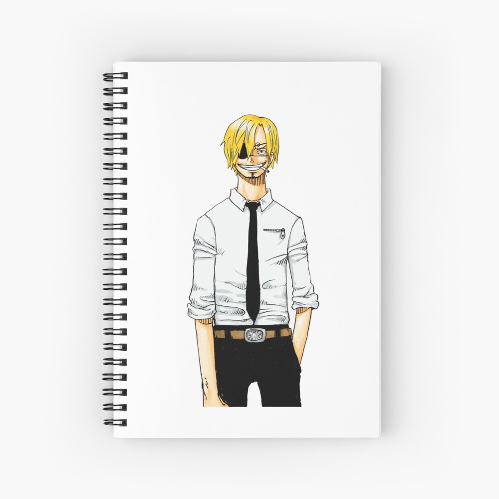 "Chainsaw man x One Piece Sanji as Denji" Spiral Notebook for Sale by OnePieceArt Redbubble