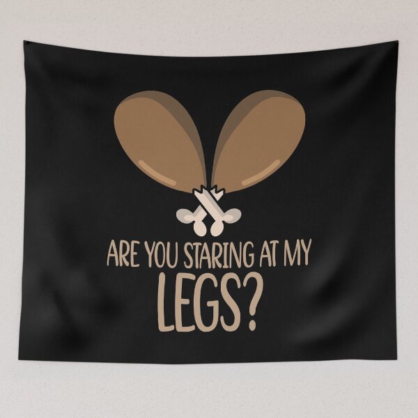Item preview, Thanksgiving or Christmas Turkey Are You Staring At My Legs designed and sold by eternallygifted.
