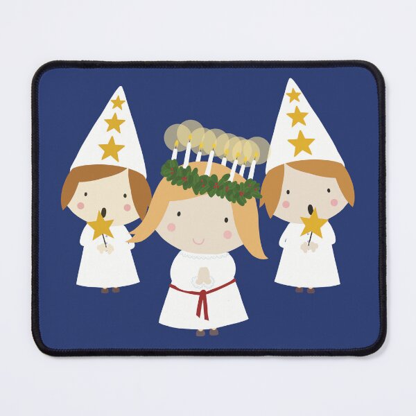 Item preview, The Santa Lucia bringing light in the darkness. Scandinavian tradition. designed and sold by marina63.