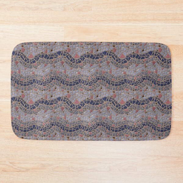 Item preview, Mosaic Wave Pattern Original Pink & Blue designed and sold by Kella Hanna-Wayne.