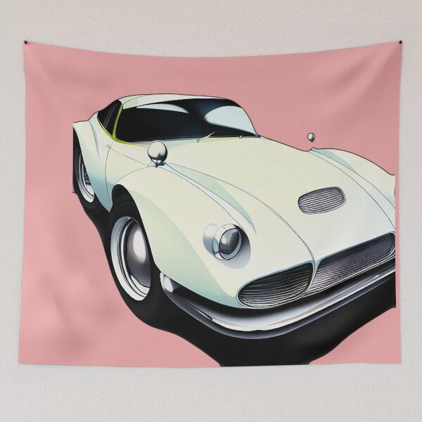 Item preview, Vintage Beige Sports Cars  designed and sold by BAYFAIRE.
