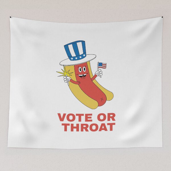 Item preview, Vote Or Throat designed and sold by Big Twelve.