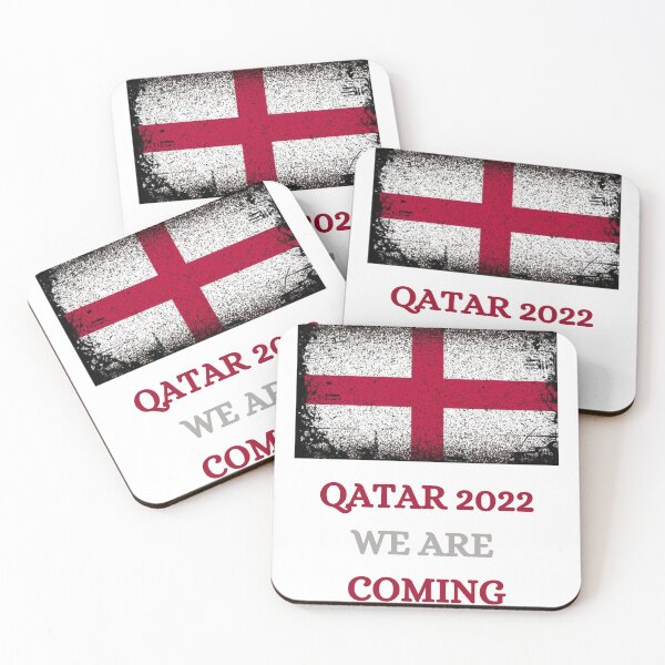 Item preview, Copy of Funny ENGLAND 2022 Quote Qatar we are coming Sticker. designed and sold by Lachkarstore.