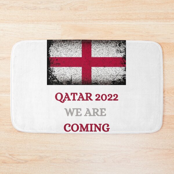 Item preview, Copy of Funny ENGLAND 2022 Quote Qatar we are coming Sticker. designed and sold by Lachkarstore.